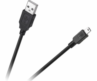 Cabletech USB-A - miniUSB USB kabel černý (KPO3889-2)