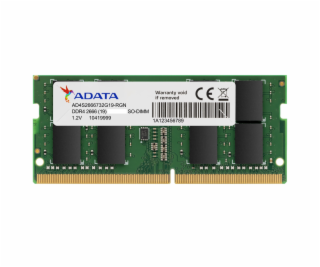 Adata/SO-DIMM DDR4/4GB/2666MHz/CL19/1x4GB