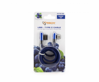 Sbox USB->Type-C 90 m/m 1.5m USB-TYPEC-90BL Blue