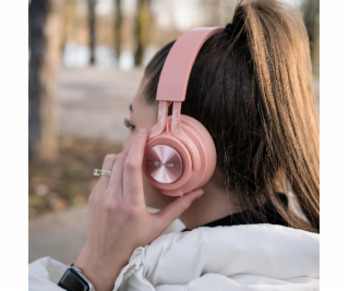 Tellur Feel Bluetooth Over-Ear Headphones Pink