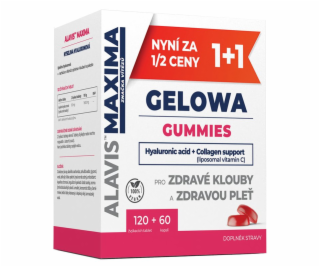 ALAVIS MAXIMA Gelowa Gummies 120 tablet + 60 kapslí