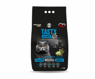 BIOFEED Tasty Cats Life Sterilized Salmon - suché krmivo ...