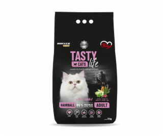 BIOFEED Tasty Cats Life Hairball Rabbit - suché krmivo pr...