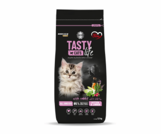 BIOFEED Tasty Cats Life Kitten Junior Rabbit - suché krmi...