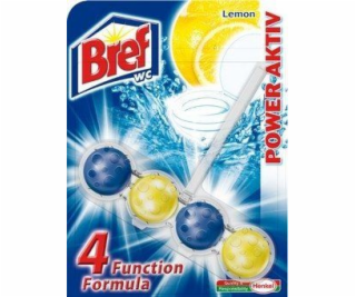 WC čistič-osvěžovač BREF POWER AKTIV LEMON, 50g