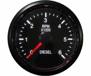 Auto GAUGE Clock AUTO GAUGE 52mm T270 Diesel Otáčkoměr