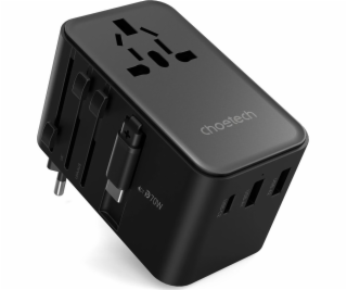 Choetech PD5022 70W cestovní adaptér EU/US/AUS/UK s vesta...