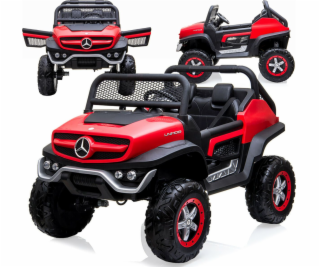 Lean Sport Car na baterie Mercedes Unimog Red