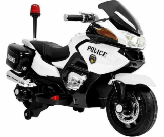 LeanToys Motorová policie na baterie HZB118 bílá