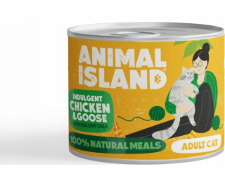 ANIMAL ISLAND Chicken and goose - wet cat food - 200g