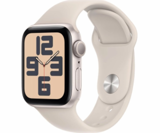 Chytré hodinky Apple Watch SE 2023 GPS 40mm Starlight Alu...