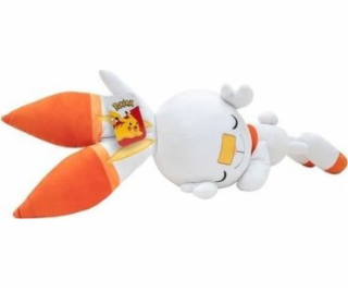 Jazwares Pokemon Scorbunny Spící, Plyšový, 45 cm