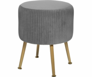 Pouffe do obývacího pokoje Atmosphera SOLARO, 35 cm, šedá