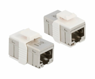 Adapter RJ-45 Buchse > RJ-45 Buchse kompakt, Cat.6a, Kupp...