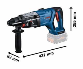 Aku vrtačka s příklepem GBH 18V-28 DC Professional solo, 18V