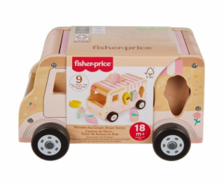 Dřevěná hra na řazení tvarů zmrzliny Fisher-Price