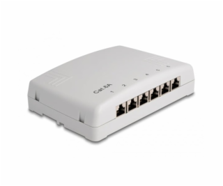 DeLOCK Mini Desktop Patch Panel 6 Port Cat.6a