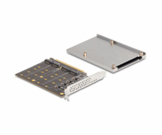 DeLOCK PCI Express x16 karta na 4x interní klíč NVMe M.2,...