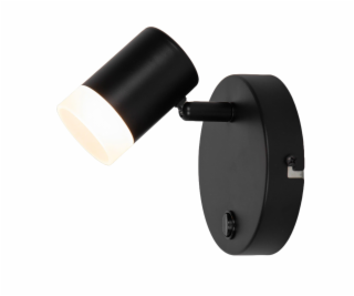 Nástěnné svítidlo Domoletti Wick LED21001-1R BLK, 3,5 W, 3K