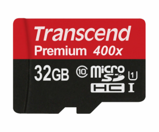 Transcend microSDHC         32GB Class 10 UHS-I 400x + SD...