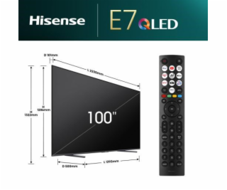 Hisense 100E7NQ televizor 2,54 m (100 ) 4K Ultra HD Smart...