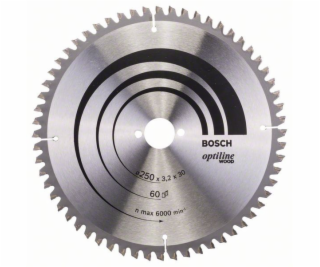 Bosch Circ. Saw Blade OP WO B 250x30-60