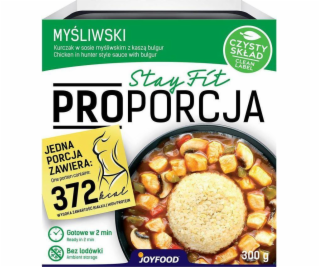 JoyFood Kuře v myslivecké omáčce s bulgurem a zeleninou 300g