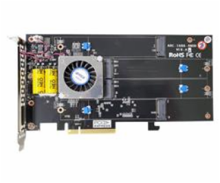 ARECA 4x M.2 NVMe/SATA RAID0/1/10/JBOD card , PCIe4.0 x8 ...