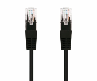 Kabel C-TECH patchcord Cat5e, UTP, černý, 0,5m