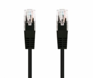 Kabel C-TECH patchcord Cat5e, UTP, černý, 5m