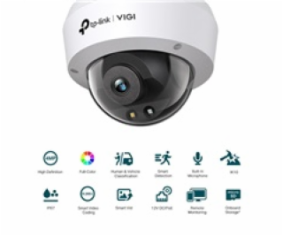 TP-Link VIGI C240(2.8mm) - Dome kamera, 4MP, 2,8mm, Full-...