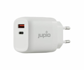 Adaptér Jupio Dual USB GaN Charger 30W - zásuvka/USB + USB-C