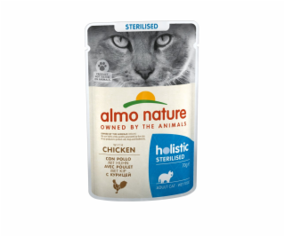 ALMO NATURE Holistic Sterilized with Chicken - mokré krmi...