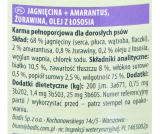 ANIMONDA GranCarno Superfoods příchuť: jehněčí amarant br...