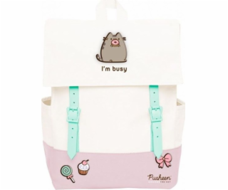 Pusheen Plecak szkolny Rose Collection biały