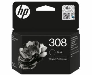 HP 308 Black Original Ink Cartridge (160 pages)