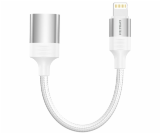 SWISSTEN OTG ADAPTÉR TEXTILE LIGHTNING (samec) / USB-A (s...