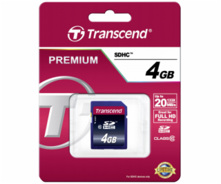 Transcend SDHC               4GB Class 10