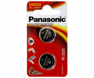 1x2 Panasonic CR 2032 Lithium Power