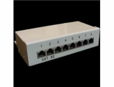 Patch panel Box 8-port Cat.5e STP na zed &#39;