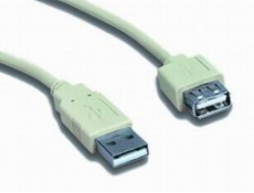 PremiumCord KUPAA5 kábel USB2.0 A-A 5m, šedý