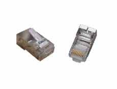 Konektor RJ45 STP Cat5e 8p8c 100 ks, pre drôt