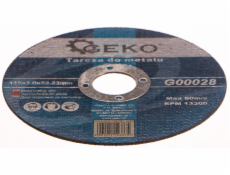 GEKO G00028 REZNÝ KOTÚČ NA KOV, 115X1,0X22,23MM