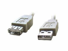 Kábel USB AA, 2m, USB 2.0, predlžovací, HQ