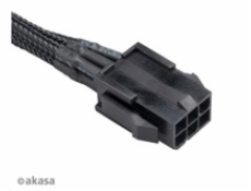 AKASA Kabel Flexa V6 prodloužení k 6pin VGA PSU, 40cm