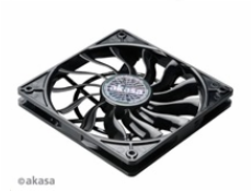 AKASA Ventilátor Slimfan, 120 x 15mm, kluzné ložisko, pro HTPC systémy