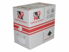 UTP kabel LYNX, Cat5E, drát, LS0H, 305m box