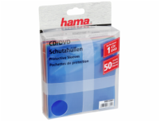 1x50 Hama CD/DVD           51067 Protective Sleeves coloured