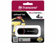 Transcend JetFlash 600       4GB USB 2.0 TS4GJF600