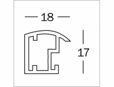 Walther Trendstyle cierna 30x45 plast KP045B